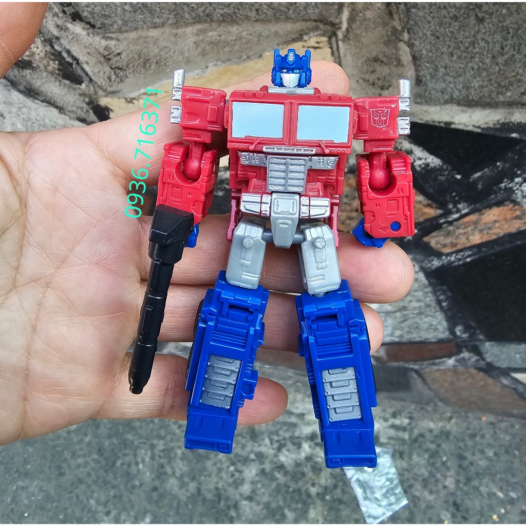 Robot Mini Transformers Optimus Prime cao 9cm hàng Hasbro