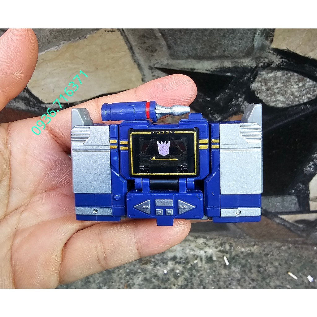 Robot Mini Transformers cao 9cm biến hình máy cát sét hàng Hasbro