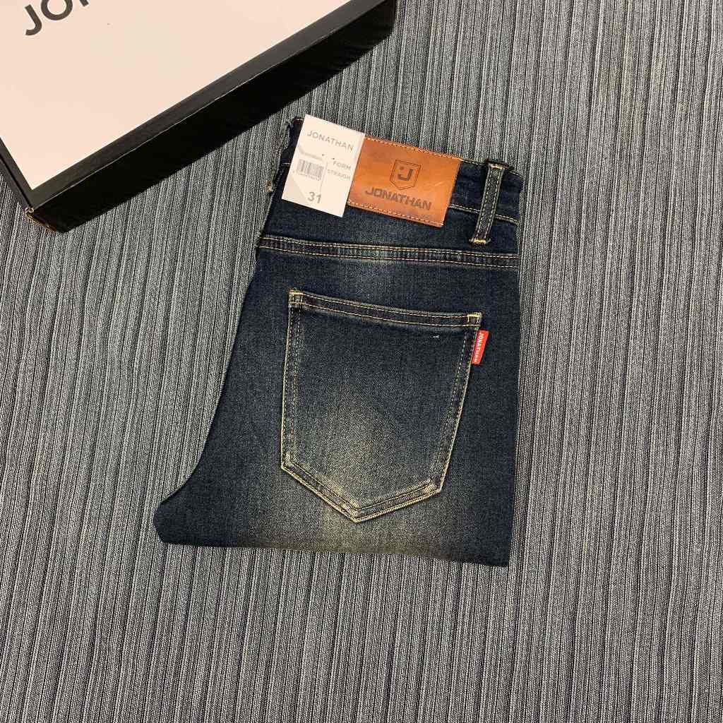 Quần jean nam xanh đen thời trang JONATHAN QJ072 vải denim cao cấp co dãn 4 chiều, form chuẩn đẹp, trẻ trung, hottrend