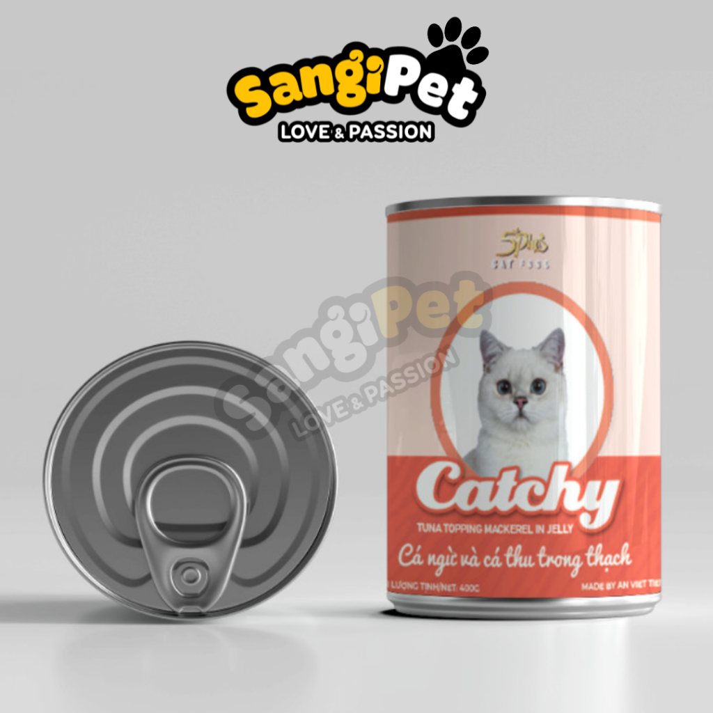 Pate Catchy lon 400gr cho mèo con, mèo lớn