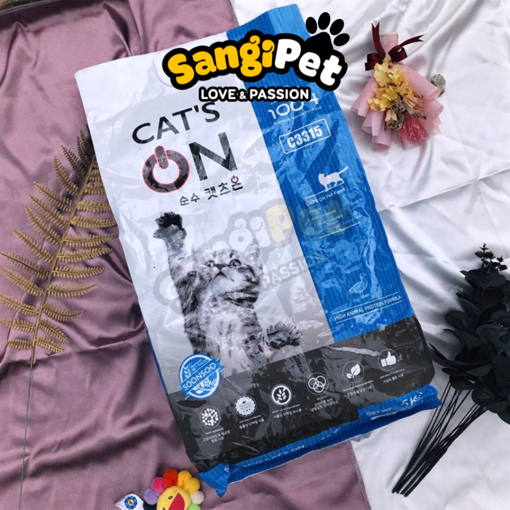 Hạt Cat On 1kg cho mèo con, mèo lớn gói nguyên seal công ty