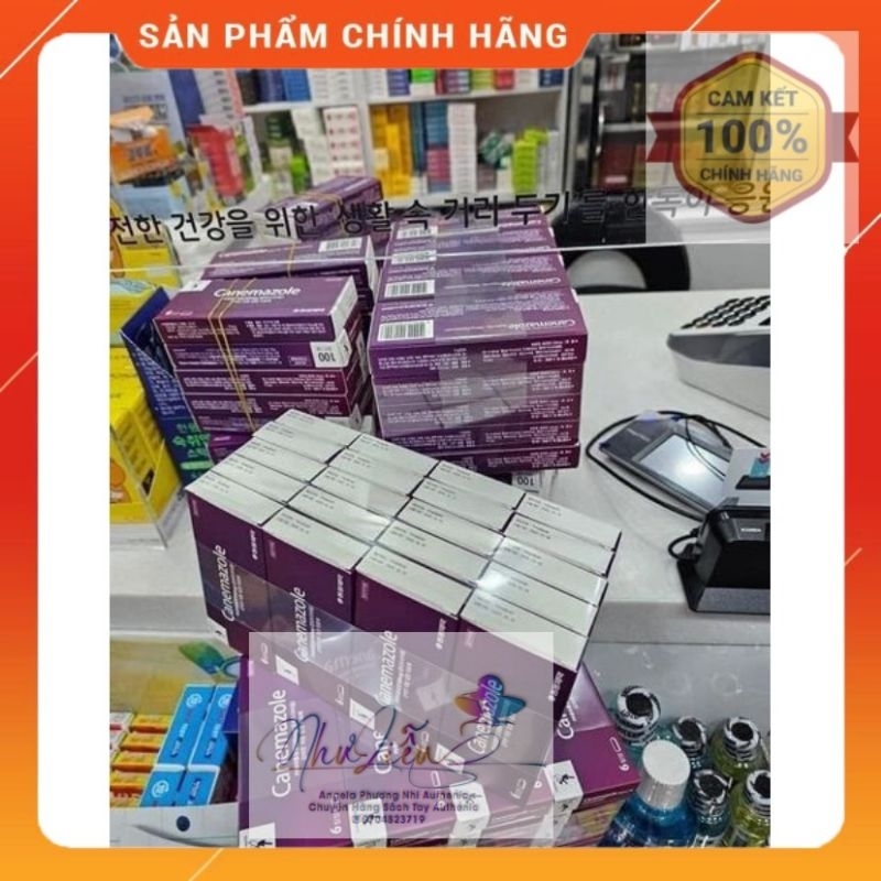 Viên Đặt phụ Khoa Canemazole Hàn Quốc