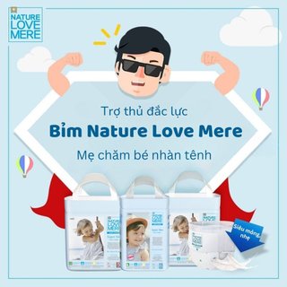 [CHÍNH HÃNG] Bỉm dán/quần NATURE LOVE MERE cao cấp nội địa Hàn Quốc cho bé S26/M24/L22/XL20/XXL18