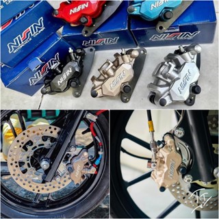 💎 Combo Heo dầu Nissin Thái 2pis 👉 kèm pas nhôm cnc gắn trước cho các dòng xe Vario Sirius Exciter Winner Wave Future...