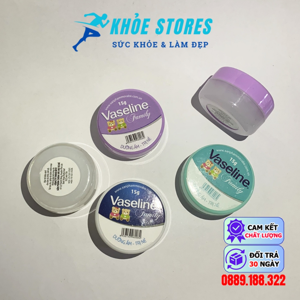 Kem Vaseline Family, dưỡng ẩm -giảm nẻ da từ thảo dược, ngăn ngừa khô da