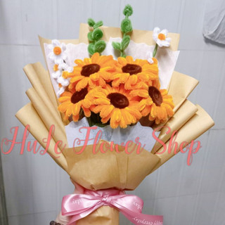 Bó hoa kẽm nhung làm sẵn theo yêu cầu làm quà tặng Hule
