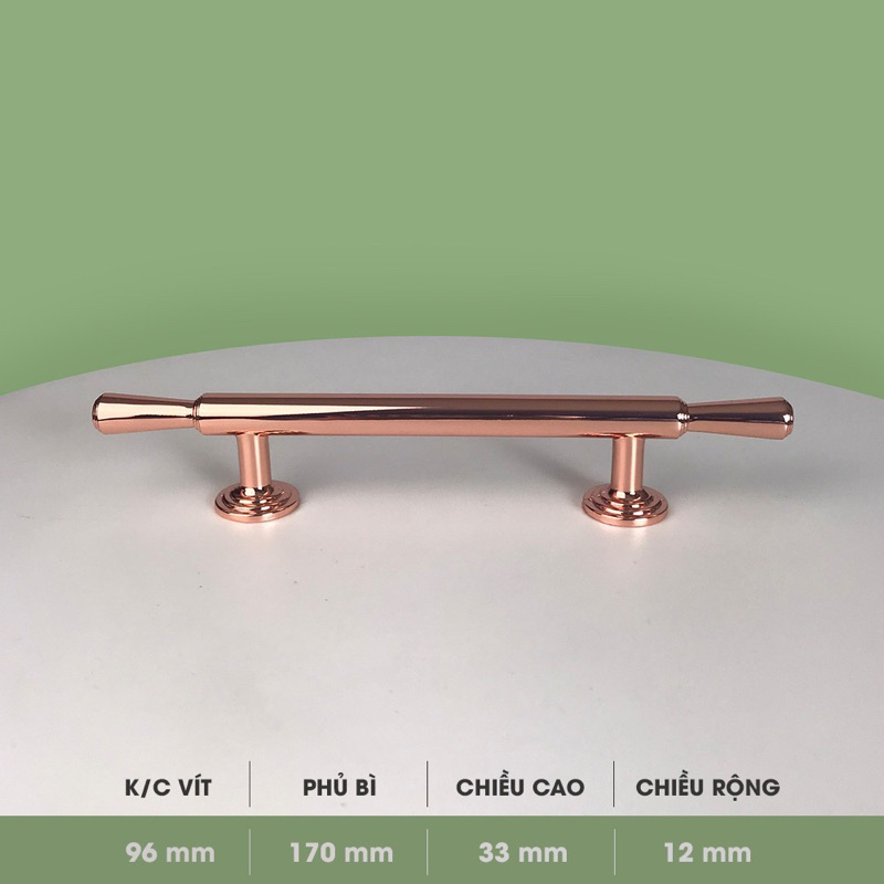 TAY NẮM TỦ QUẦN ÁO MÀU ROSY GOLD CAO CẤP