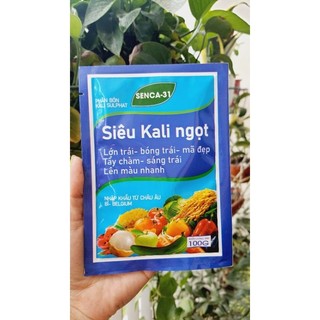 Phân bón Senca 31 ( gói 100gam - Siêu kali giúp ngọt trái, bóng quả)