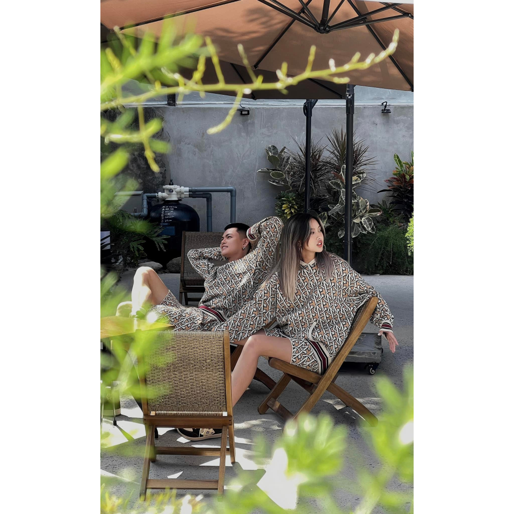 Áo knit hoodie nam MIKENCO Monogram Knit Hoodie S23