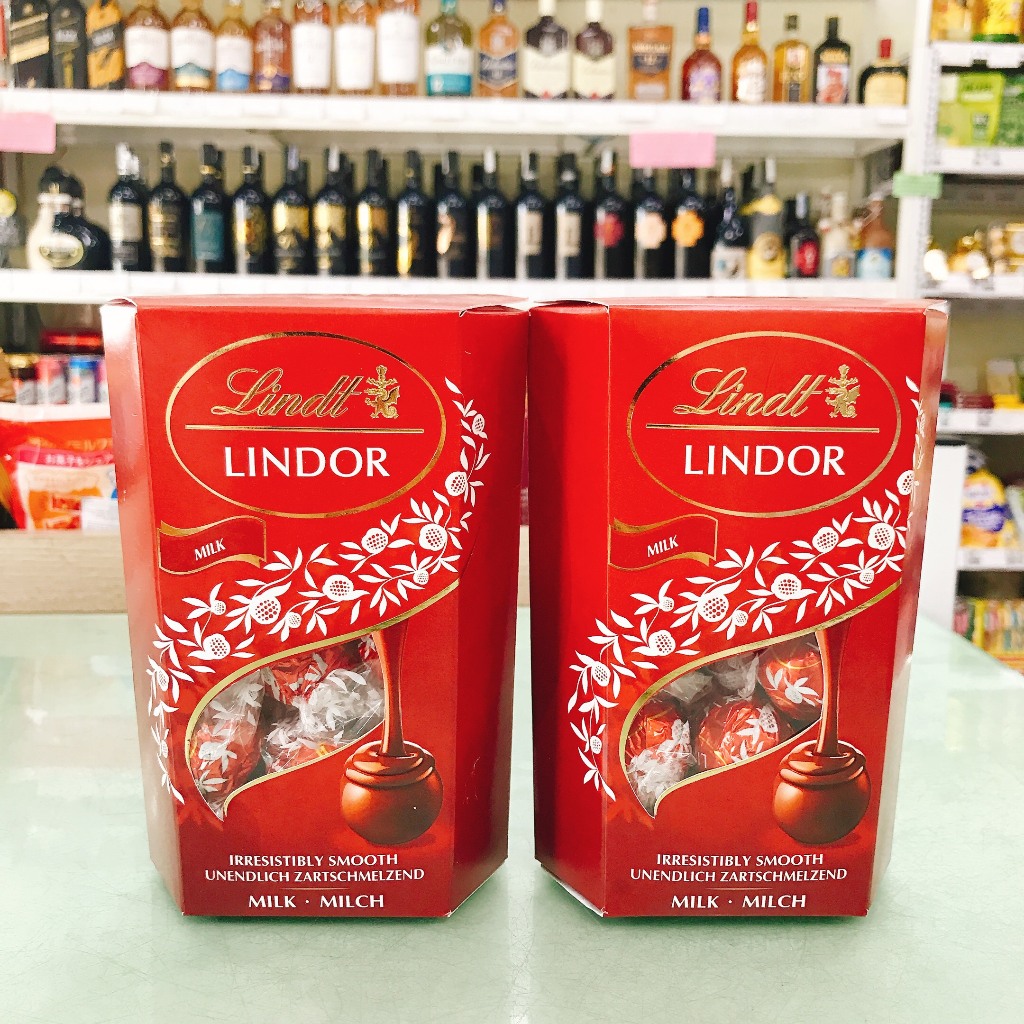 Socola Lindt Lindor Milk 200g - hộp trụ đỏ