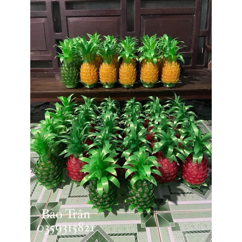 Trái thơm kẹo Oshi chưng tết