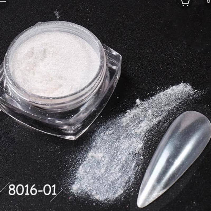 Bột Tráng gương nail ngọc trai cực quang