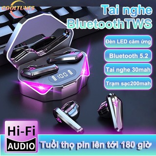 Tai Nghe Bluetooth 5.2 X15 Gaming Không Dây Giảm Tiếng Ồn Cảm Ứng Điều Khiển Vân Tay Âm Thanh HIFI 