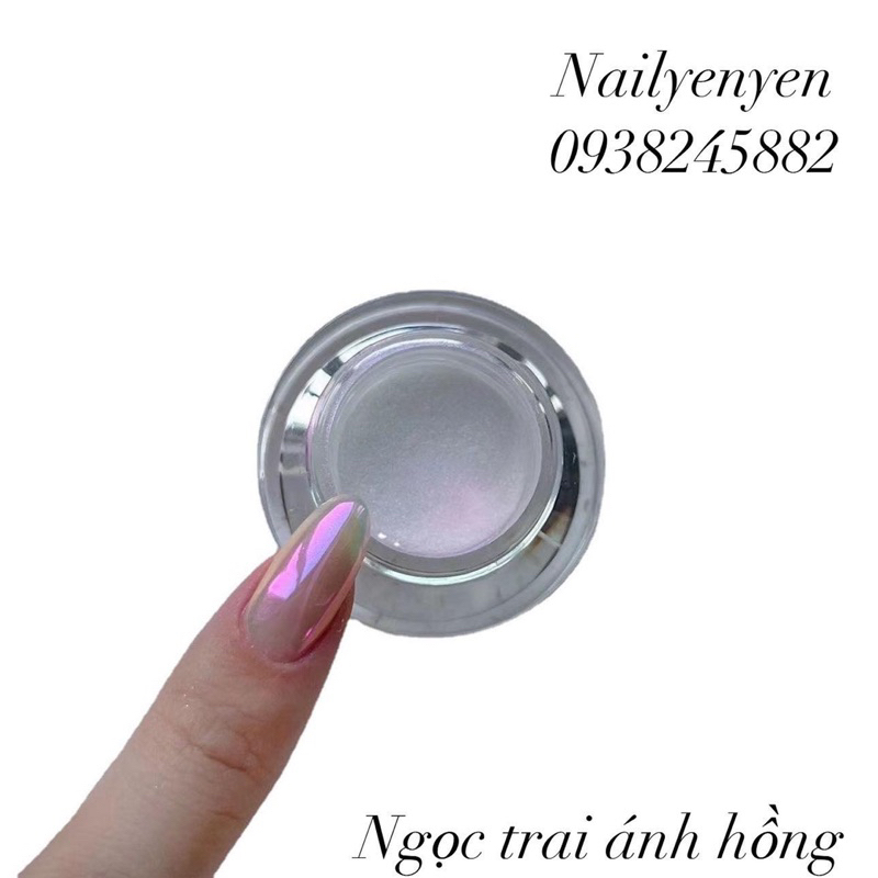 Bột Tráng gương nail ngọc trai cực quang