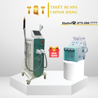 Máy 2in1 triệt lông xóa xăm elephant 2022 bảo hành 24 tháng
