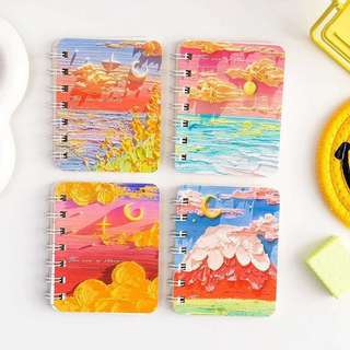 Sổ lò xo sổ mini sổ ghi chép sổ lò xo a7 hoạt hình tiện dụng cho bé học sinh