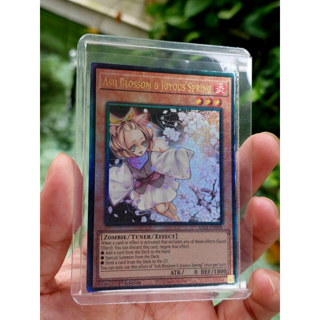 Thẻ Bài Yugioh Monster Ash Blossom & Joyous Spring - RA01-EN008 - Prismatic Ultimate