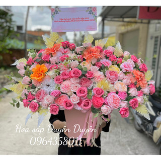 Lẵng hoa siêu to tặng khai trương chúc mừng