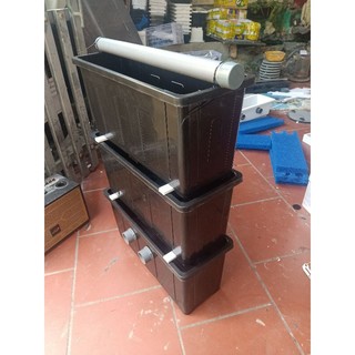 Baki lọc hồ cá, lọc dàn mưa cỡ lớn kích thước 1 khay 64 x 25 x 30cm