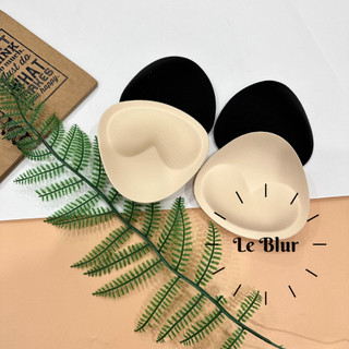 Mút độn trái tim 2cm, mút đệm dành cho bikini, đồ bơi tháo rời tiện lợi 1 cặp, Leblur