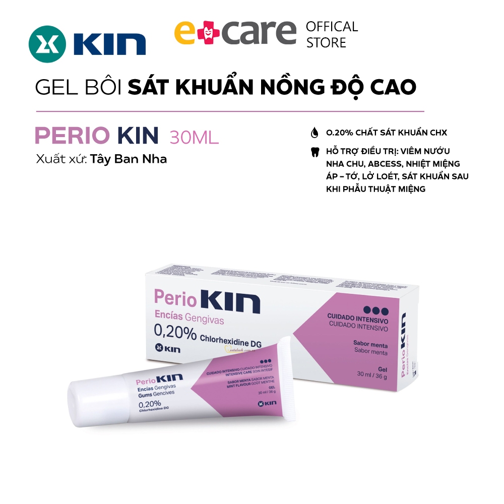 Gel bôi Perio Kin sát khuẩn vùng nướu 30ml
