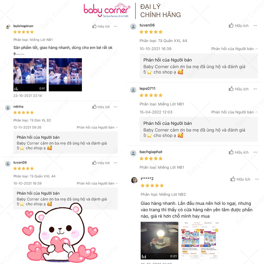 Tã Dán/ Tã Quần Siêu Thấm Bobby Newborn, S56, M76, L68, XL62, XXL56