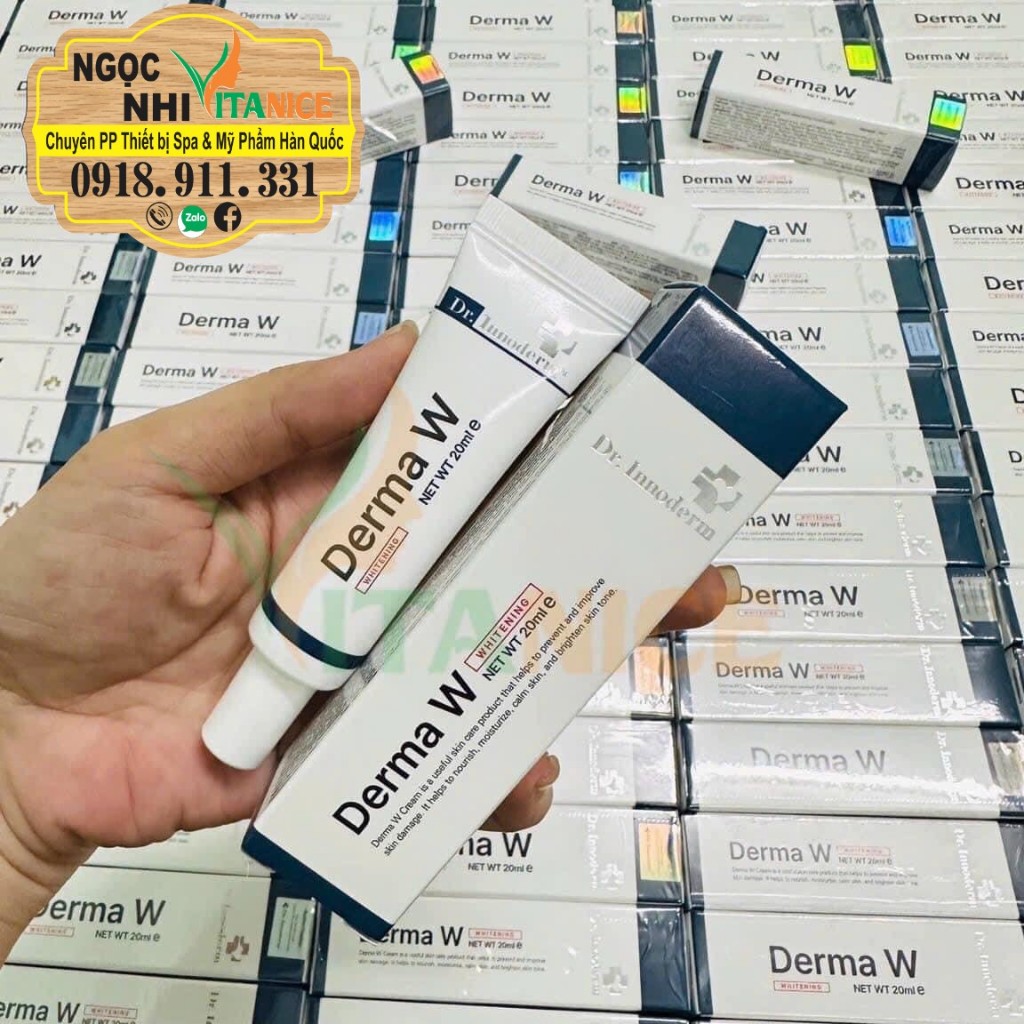 Kem dưỡng trắng, ngừa nám Derma W Dr Innoderm