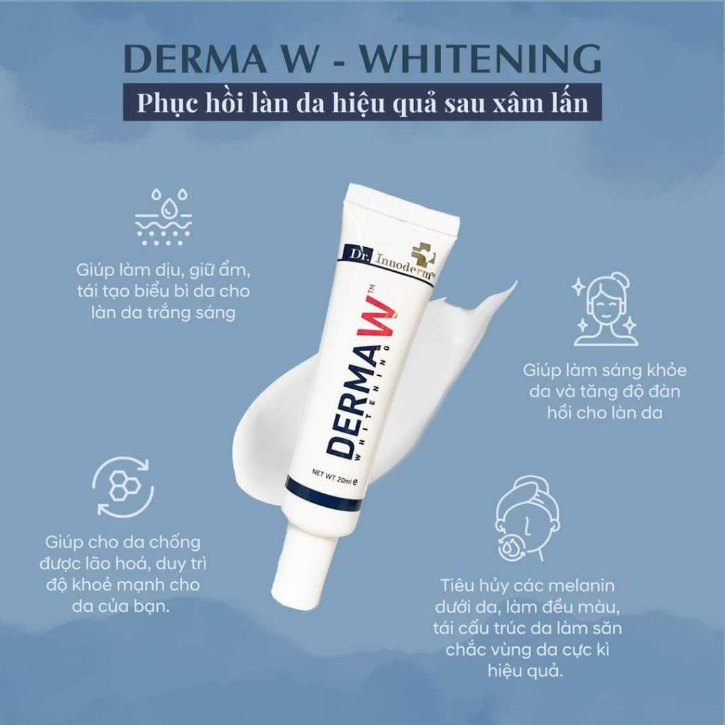 Kem dưỡng trắng, ngừa nám Derma W Dr Innoderm