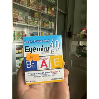 Nhỏ mắt Eyemiru Nhật bản dưỡng mắt giảm mỏi mắt mờ mắt