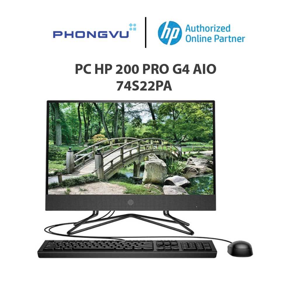PC HP 200 Pro G4 AIO 74S22PA  - Bảo hành 12 tháng