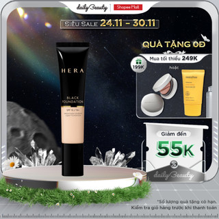 Kem nền hera black foundation, kem nền hera full size spf15/pa+ 35ml daily beauty official