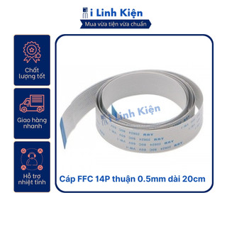Cáp ffc 14p thuận 0.5mm dài 20cm