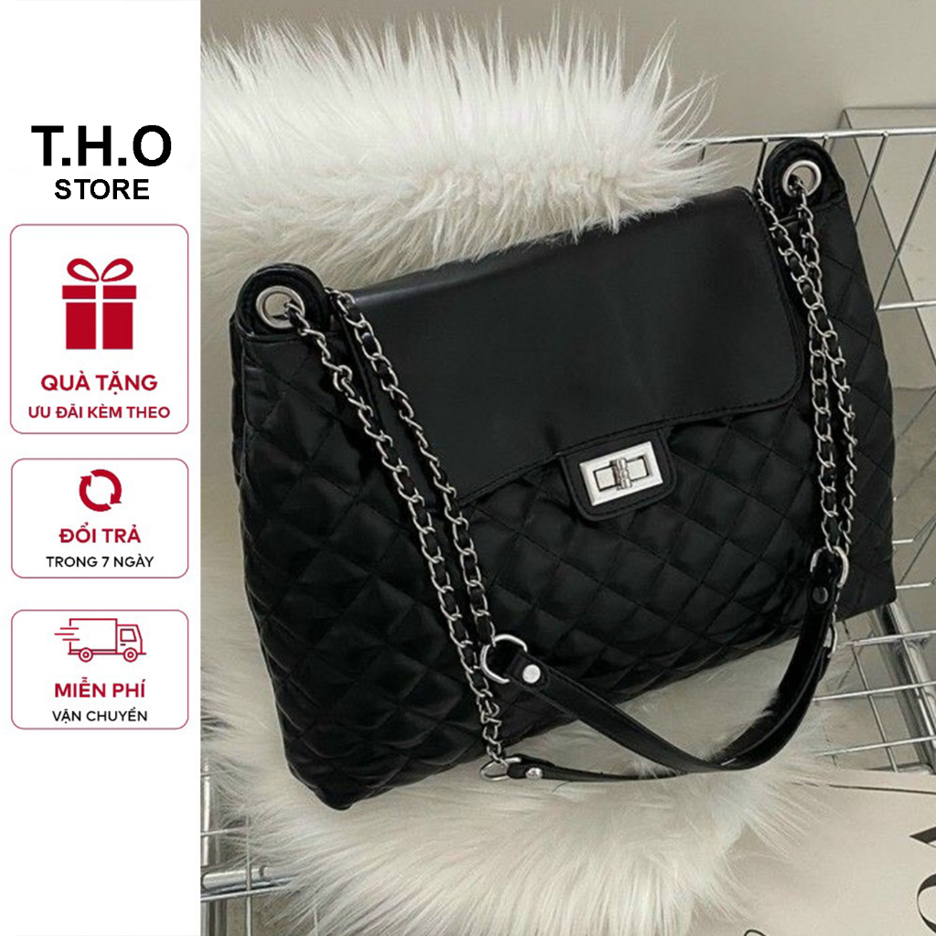 Túi xách công sở trần trám khóa xoay K32