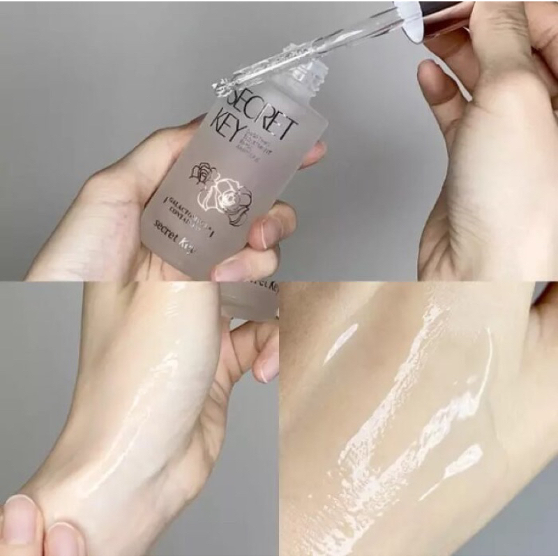 Huyết thanh dưỡng trắng, căng bóng da mềm mịn Secret Key Starting Treatment Rose Ampoule