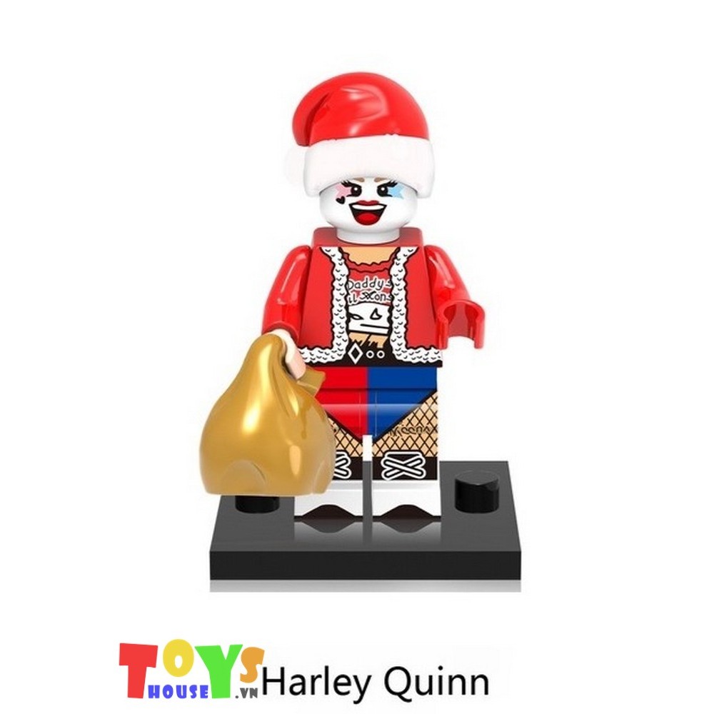 Mô hình minifigures siêu anh hùng Avenger hóa trang ông già Noel