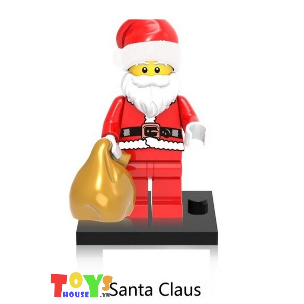 Mô hình minifigures siêu anh hùng Avenger hóa trang ông già Noel