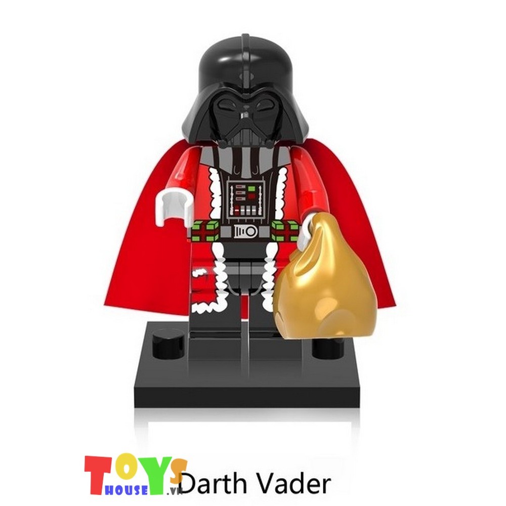 Mô hình minifigures siêu anh hùng Avenger hóa trang ông già Noel