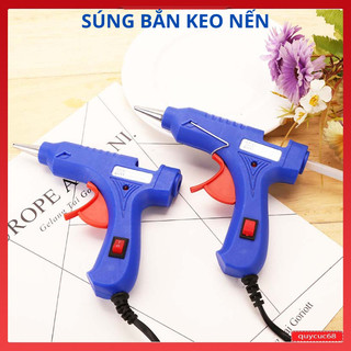 Súng bắn keo nến silicon máy 20w có nhiều màu sắc thiết kế đơn giản và tiện dụng