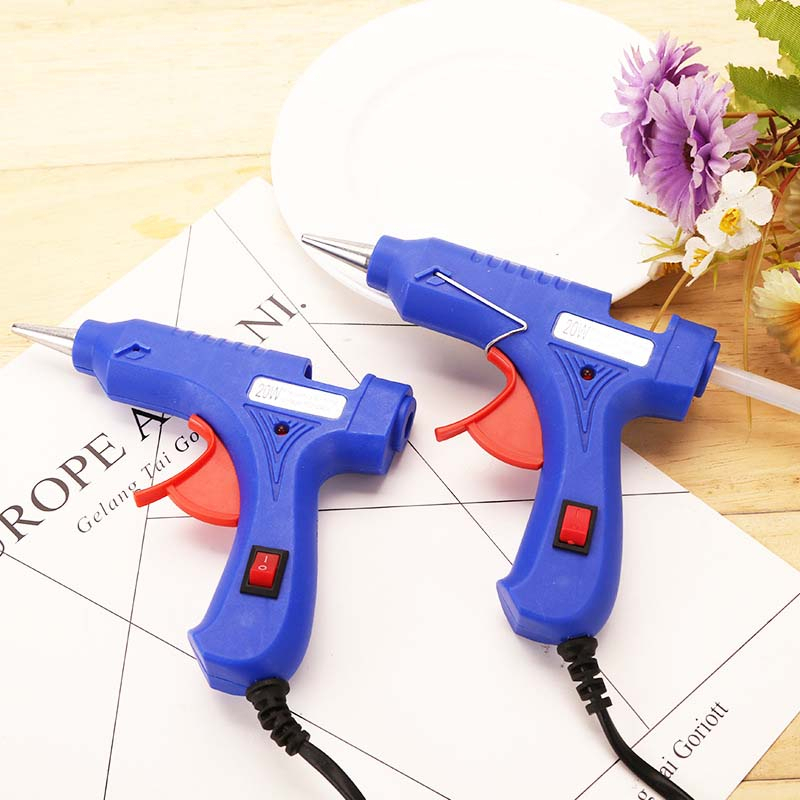 Súng Bắn Keo Nến Silicon Máy 20W  Có Nhiều Màu Sắc Thiết Kế Đơn Giản Và Tiện Dụng