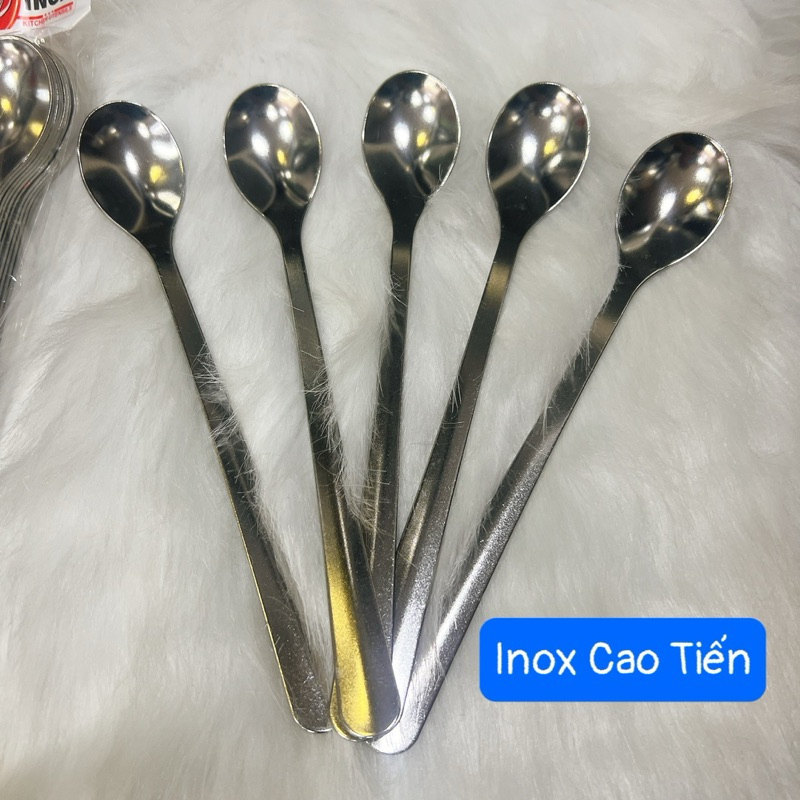 Combo 5 , 10 MUỖNG cà phê Inox dài