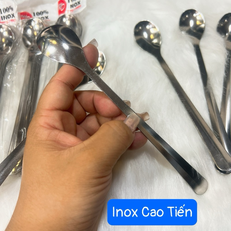 Combo 5 , 10 MUỖNG cà phê Inox dài