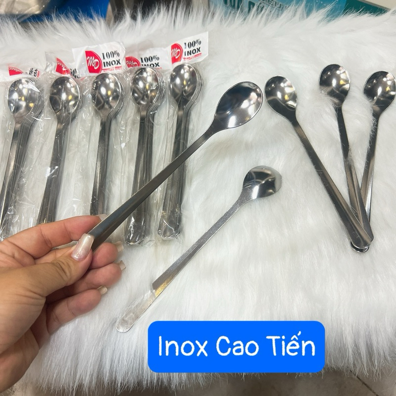 Combo 5 , 10 MUỖNG cà phê Inox dài