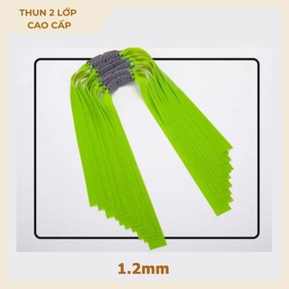 Dây ná cao su 2 lớp dày 1.2mm cao cấp, thun ná cao su 2 lớp siêu cấp - VCamp