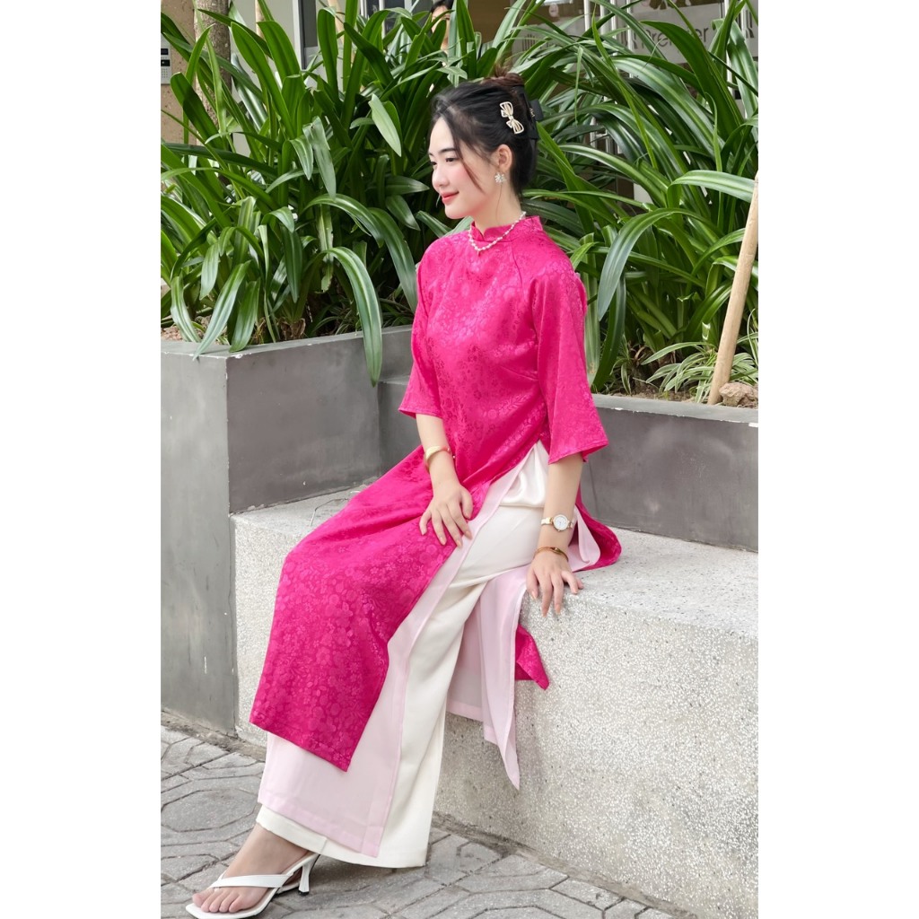 SET ÁO DÀI AN YÊN nhiều màu có bán lẻ áo quần