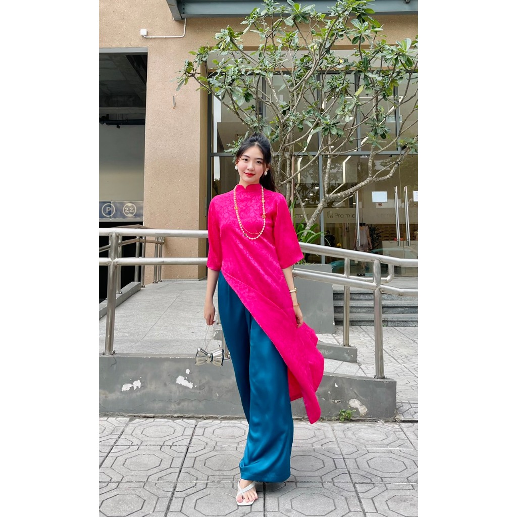 SET ÁO DÀI AN YÊN nhiều màu có bán lẻ áo quần