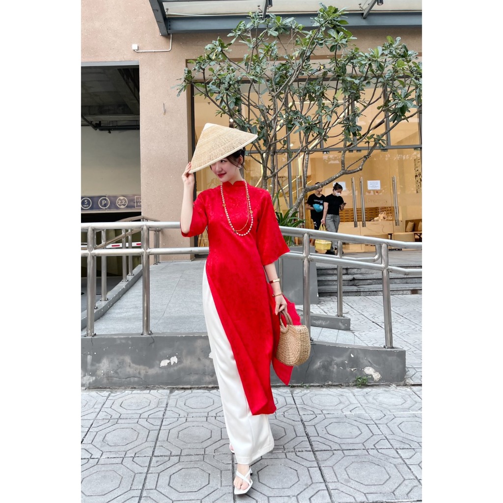 SET ÁO DÀI AN YÊN nhiều màu có bán lẻ áo quần