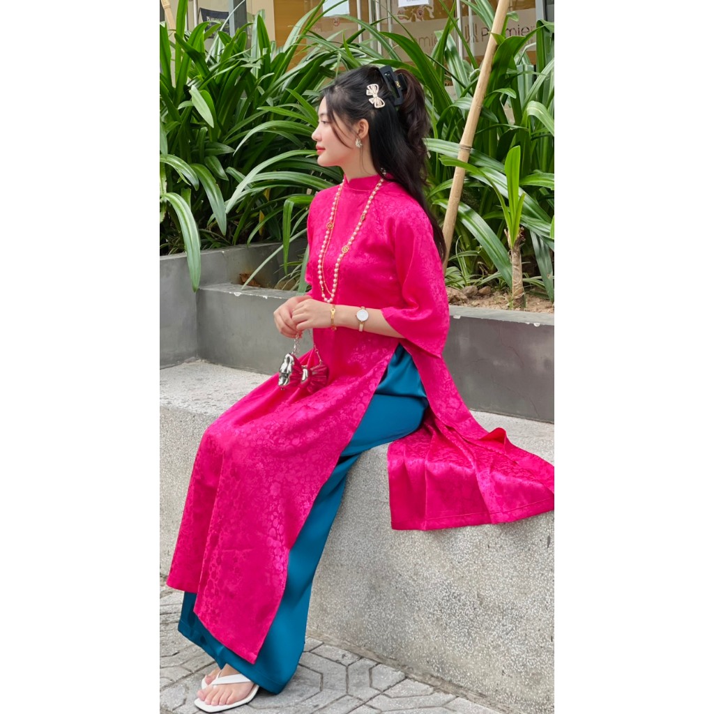 SET ÁO DÀI AN YÊN nhiều màu có bán lẻ áo quần