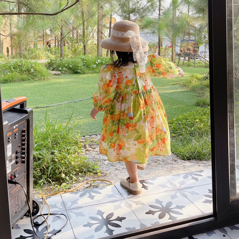 VÁY BABYDOLL VƯỜN CỔ TÍCH CHO BÉ GÁI