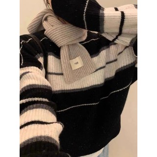 𝗟𝗔 𝗖𝗛𝗔𝗥𝗠𝗘́ |Khăn len đan dọc egg KOREA 3713