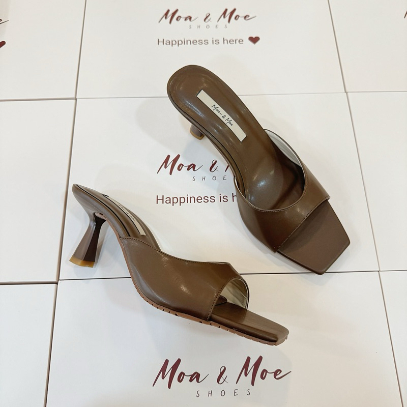 Dép 6 phân mãnh Moa & Moe Shoes 4 màu gót sơn
